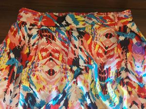 Fugue Colorful Wide Leg Pants (S)