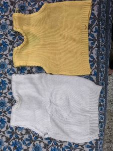 Cute Baby Vests - Set  handmade 2-4 years