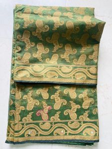 Green Kota doria Saree