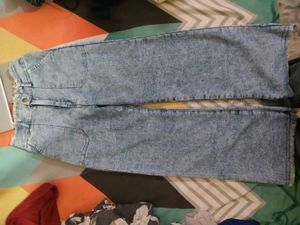 Wash Wide blue Leg Jeans