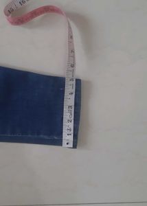 Blue low waist, slim fit Denim Jeans women