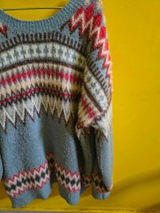 Cozy Fair Isle Knit Sweater