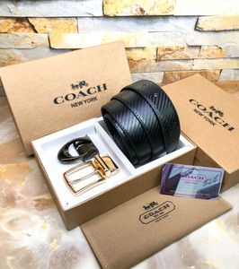 Coach Double Buckle Belt First Copy
