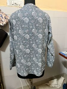 Men's Floral Print Kurta