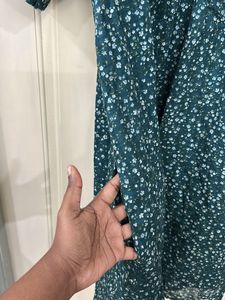 Floral Print Mini Dress - Effortless Style