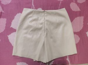 Zara Leather Skirt With Inside Shorts🥀