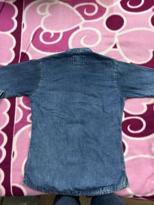 Denim Collar Shirt
