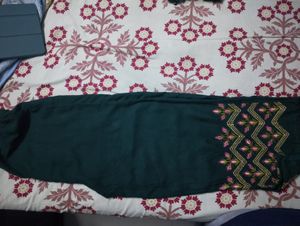Green Kurti Set