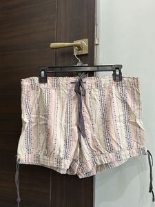 Comfortable Striped Lounge Shorts