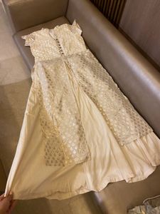 Rakhi Special🤍‼️ Slit Kurta With Skirt Set