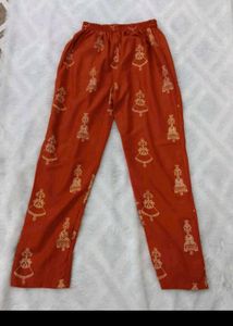 Rust orange ethnic co-ord set