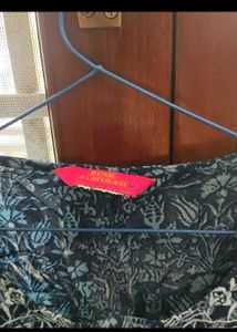 Blue Floral Print Kurti