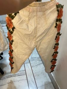 Embroidered Kurta and Pants Set