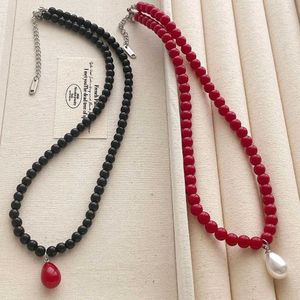 Rouge Et Noir Necklace