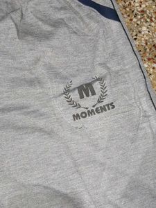 Men's Grey "Moments" Athletic Shorts