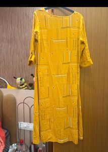 “Rangmanch” Stylish Mustard Kurti