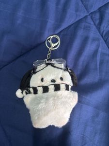 Cute Dog Keychain with Goggles
