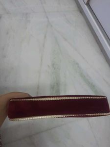 Embroidered Velvet Potli