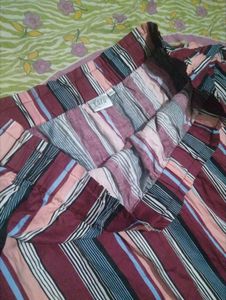 Striped Midi Skirt