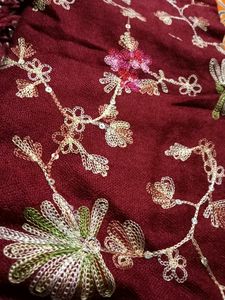 Marron Red Scarf
