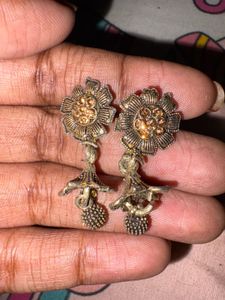 Peacock Design Jhumka Earrings