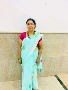 Beautiful Blue Saree with Floral Print