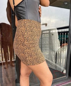 Animal Print Mini Skirt