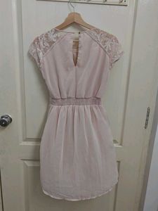 Elegant Lace Overlay Dress