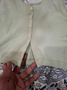 Ribbed Button-Up Tank Top