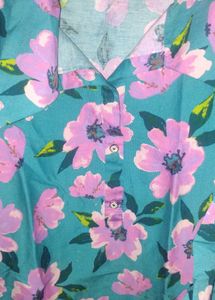 Beautiful Floral Print Kurta set