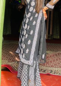 Lucknowi Sharara With Shirt