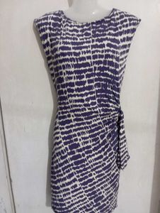 Women's Sleeveless Print Sheath Dress