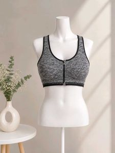 Zipper Sports Bra