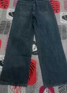 Wide Leg Denim Jeans