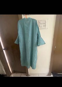 Stylish Teal Printed Kurta Set with Dupatta