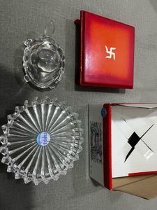 Crystal Turtle With Plate
