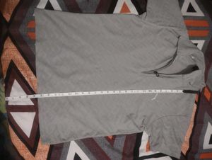 Puma Grey Zip-Up Polo Shirt