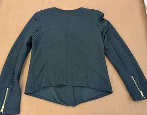 Black Textured Moto Jacket