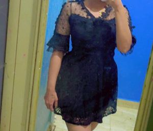 Cute Black Lace Dress