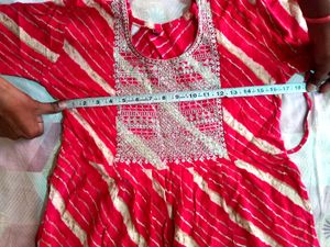 Rose Pink Nyra-cut Kurti💓