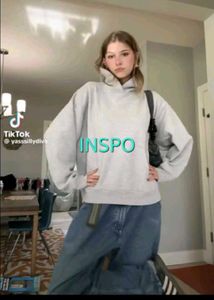 Grey Oversized Hoodie