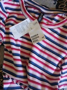 H&amp;M Divided Striped Dress