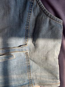 Light blue denim vest/jacket