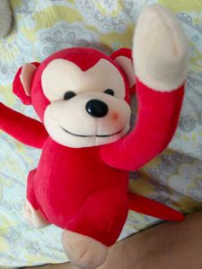 Cute Red Monkey Plush Toy