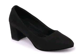 Classic Black Block Heel Pumps👠✨️