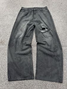 Distressed Wide Leg Jeans