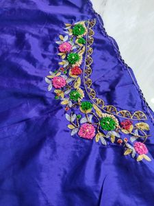 Maggam work Unstitched Blouse Piece