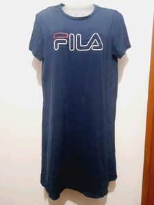 Fila Navy Blue T-Shirt Dress