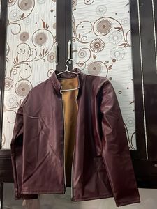 Men's Faux Leather Jacket