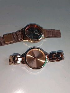 Gold Colour magnet watch